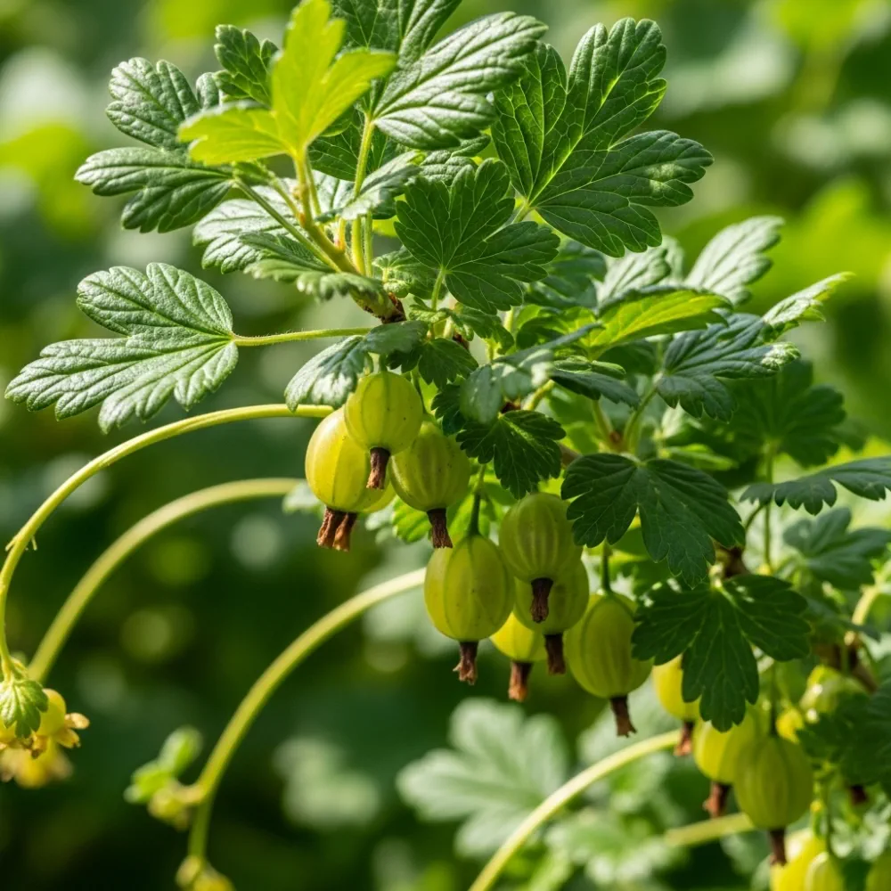 3 Hinnonmaki Green Gooseberry Plants | 3L Pots