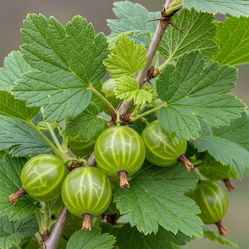 3 Hinnonmaki Green Gooseberry Plants | 3L Pots - Image 3
