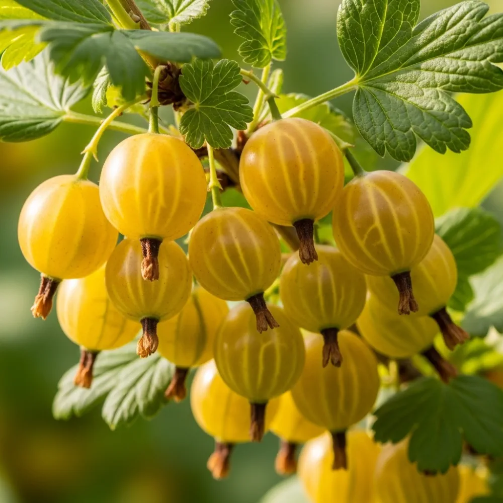 3 Hinnonmaki Yellow' Gooseberry Plants | 3L Pots