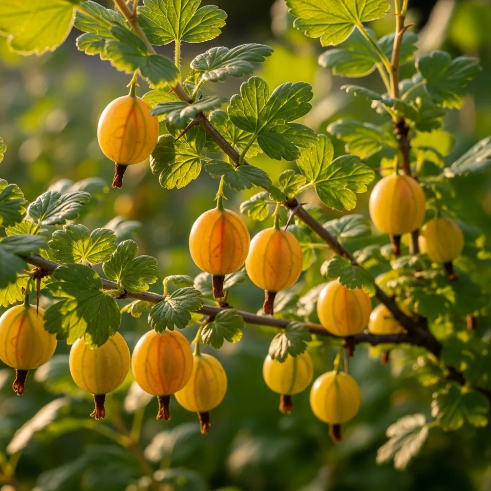 3 Hinnonmaki Yellow' Gooseberry Plants | 3L Pots - Image 4