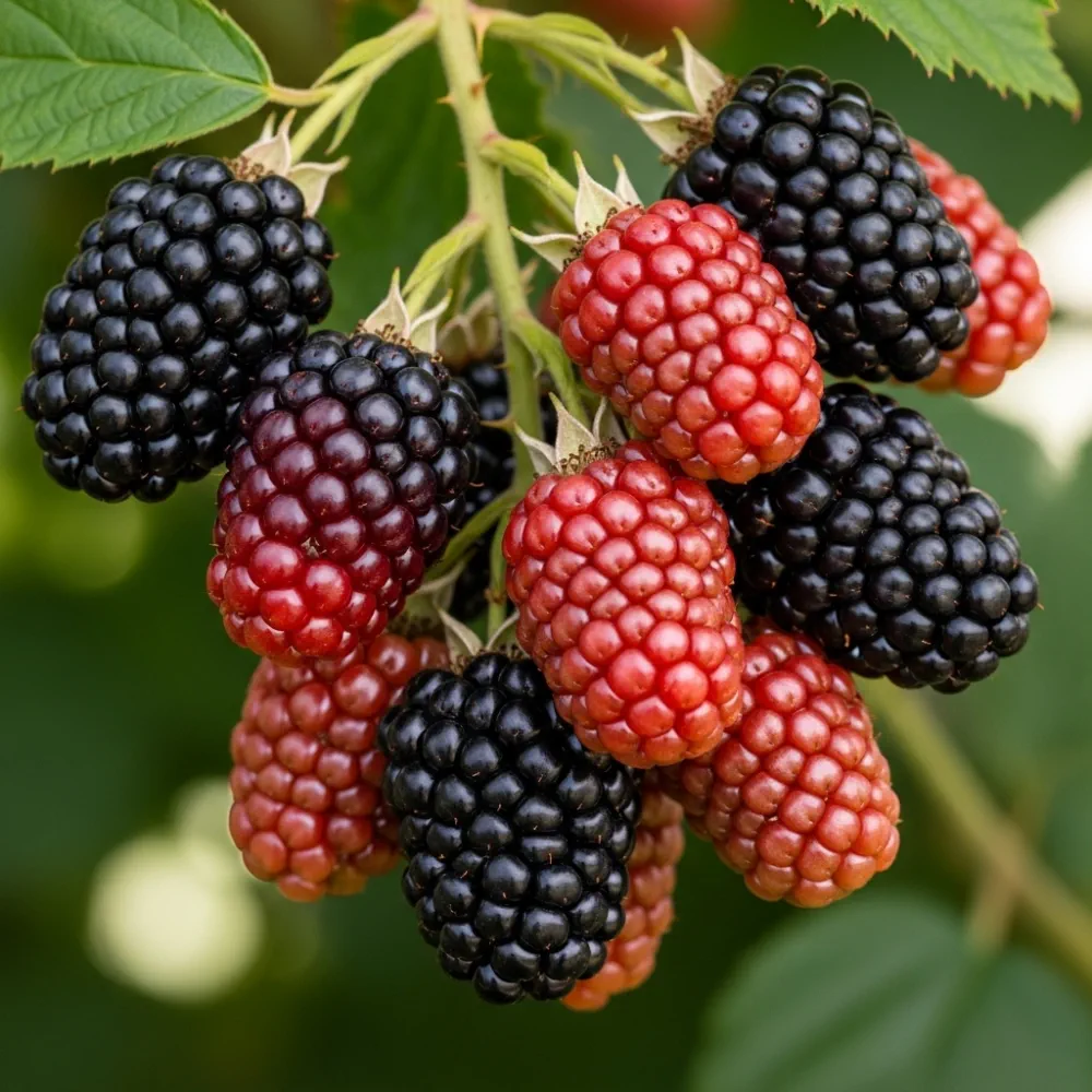3 Karaka Black' Blackberry Plants | 9cm Pots