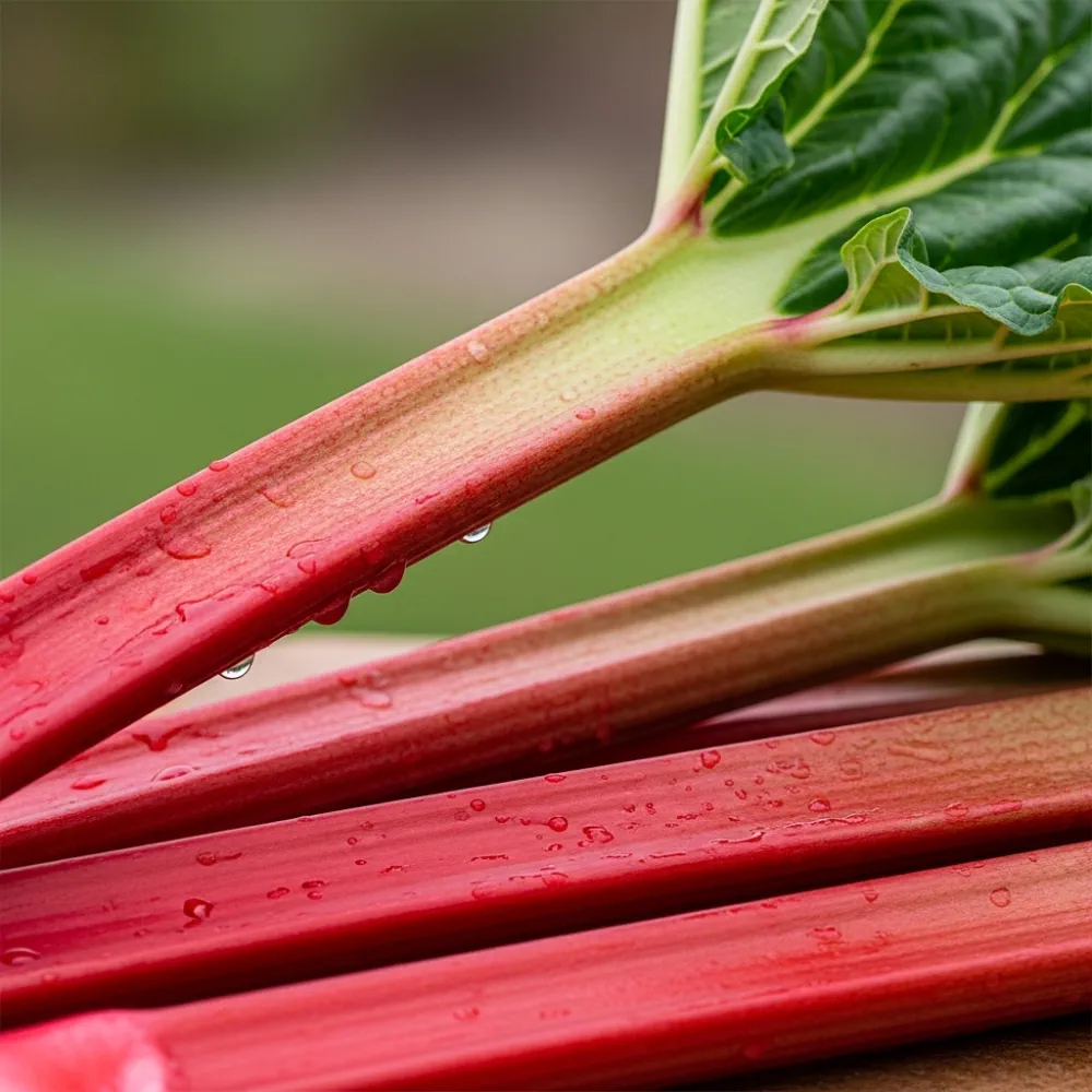 3 Raspberry Red' Rhubarb Plants | 3L Pots