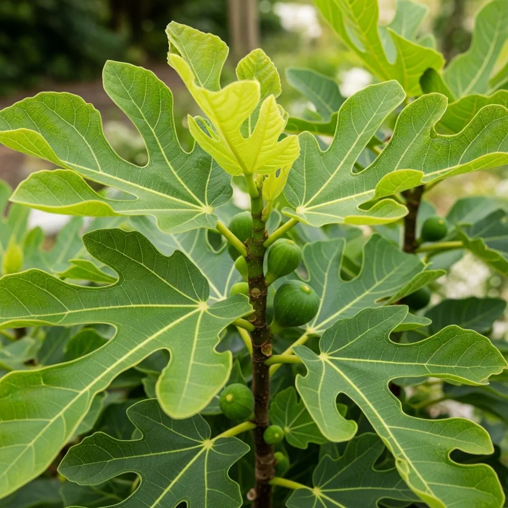 80cm 'Ice Crystal Fig Tree | 3L Pot - Image 2