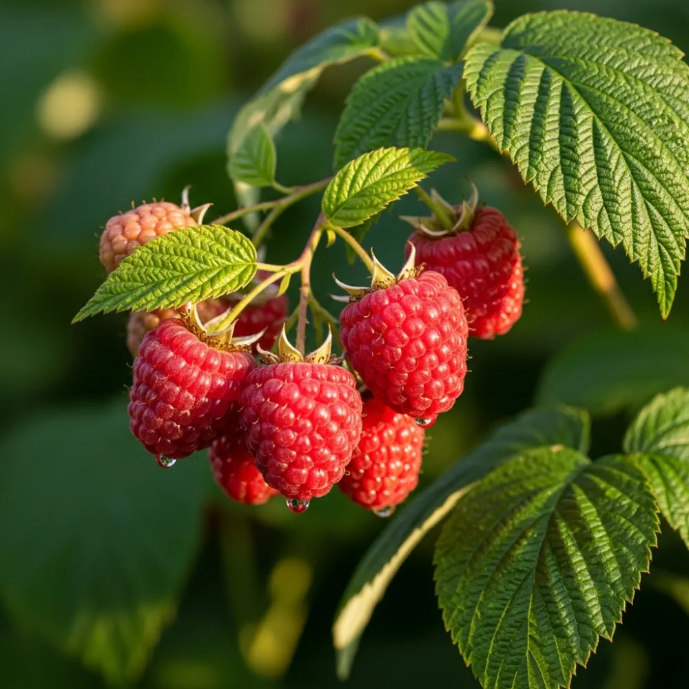 60cm 'Ruby Beauty Raspberry Plant | 3L Pot