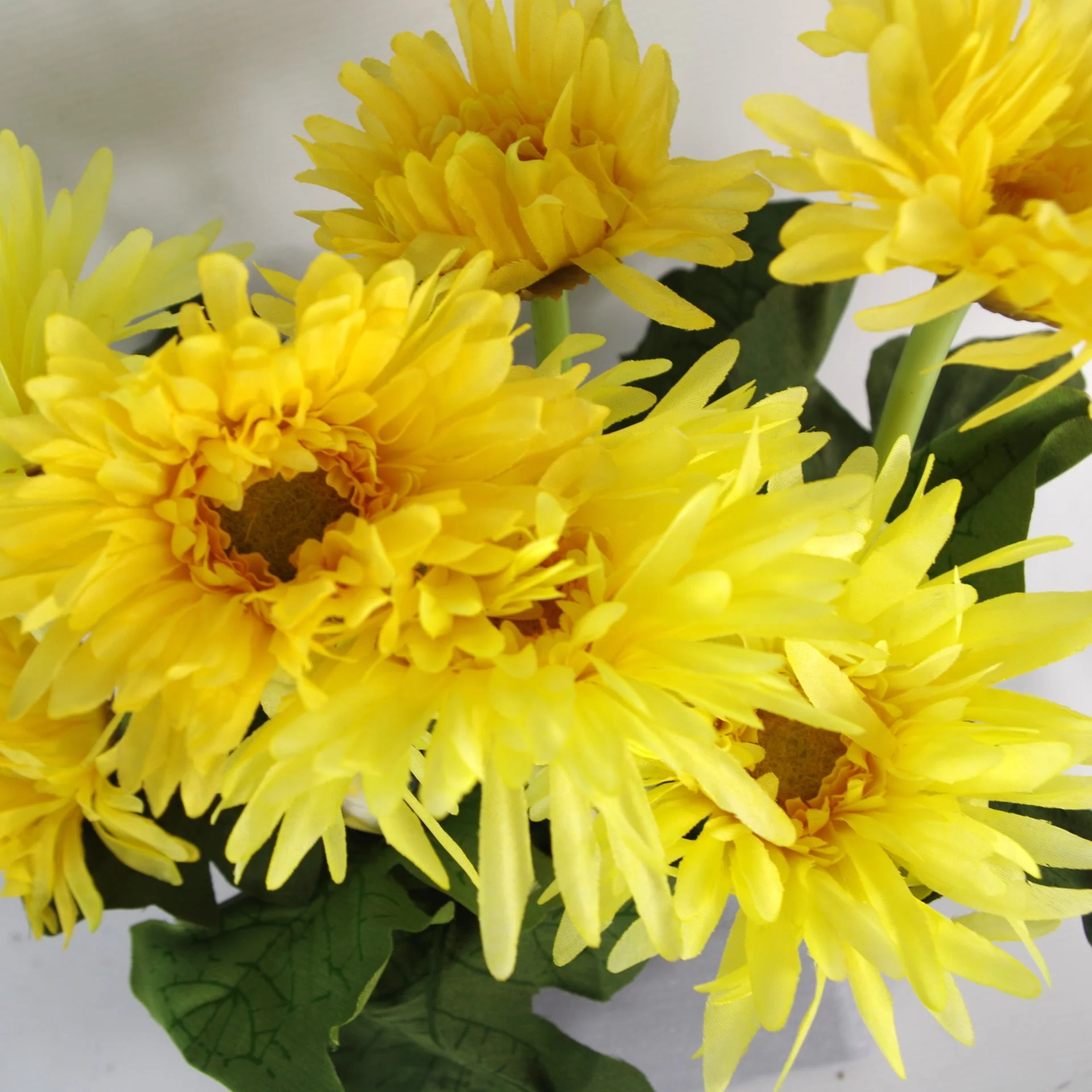 33cm Artificial Potted Daisy Yellow - Image 2
