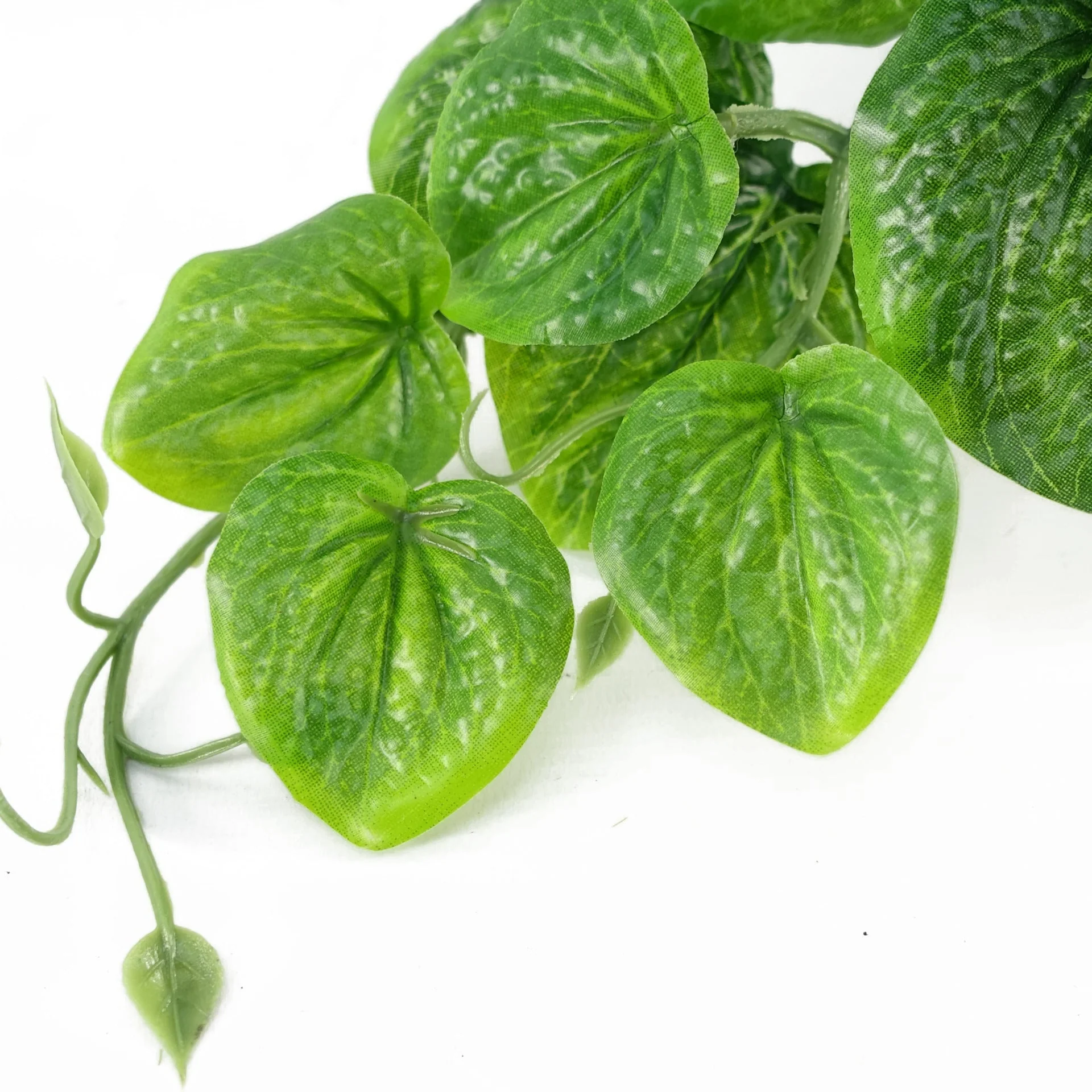 35cm Artificial Trailing Green Potted Pothos Plant - Image 2