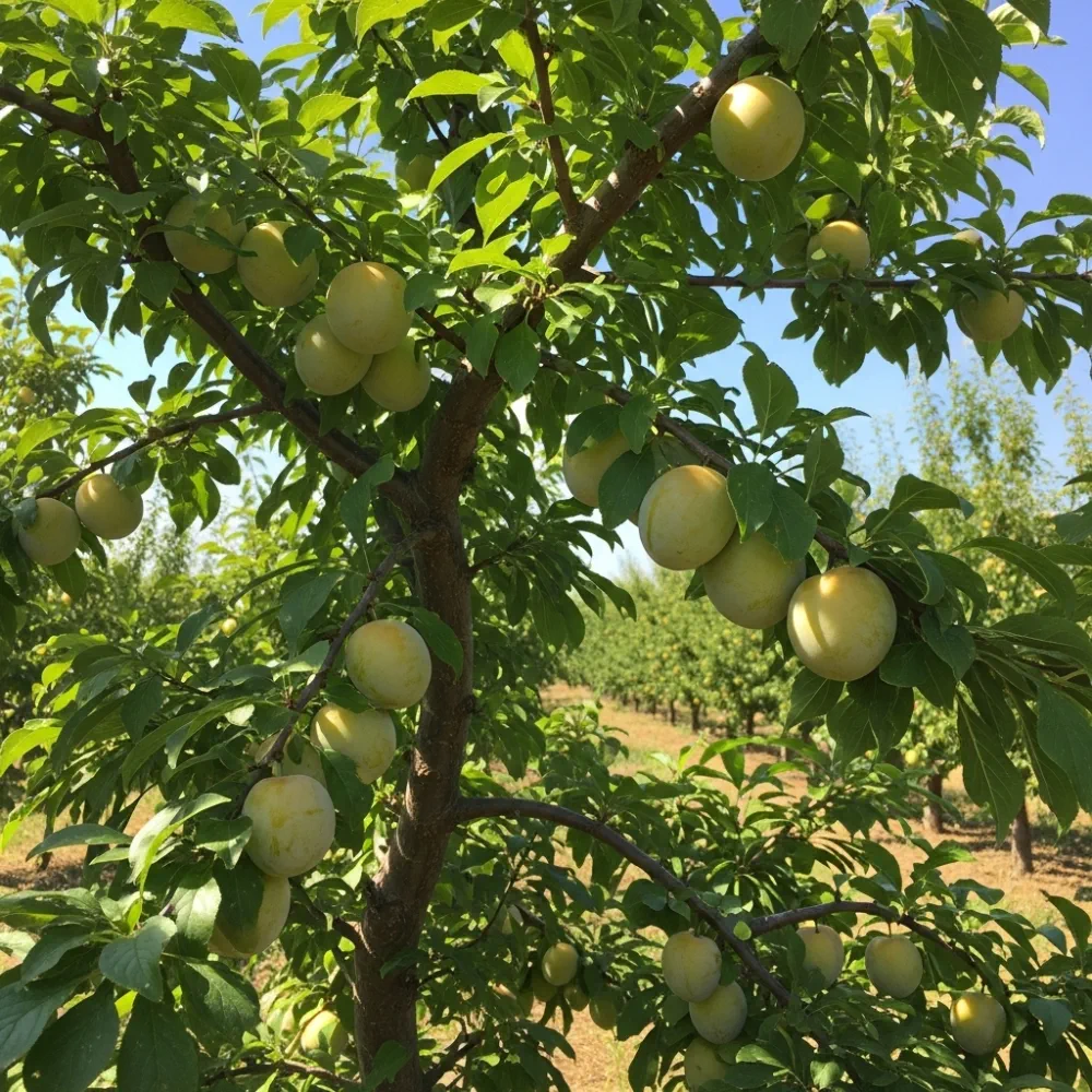 3ft 'Old Greengage' Plum Tree | 4.5L Pot - Image 2