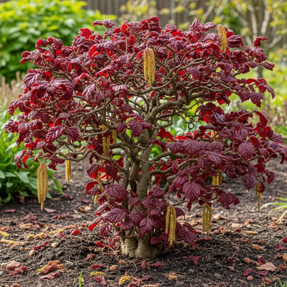 3ft Purple Corkscrew Hazel | Corylus avellana 'Red Majestic' | 2 Years Old | 7.5L Pot