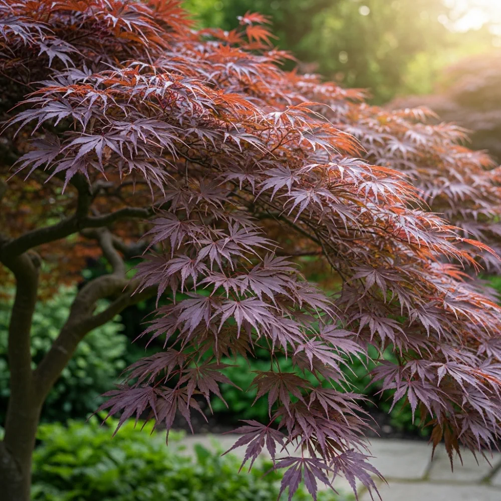 2ft Purple Japanese Maple Tree | Acer palmatum 'Atropurpureum' | 5L Pot - Image 2
