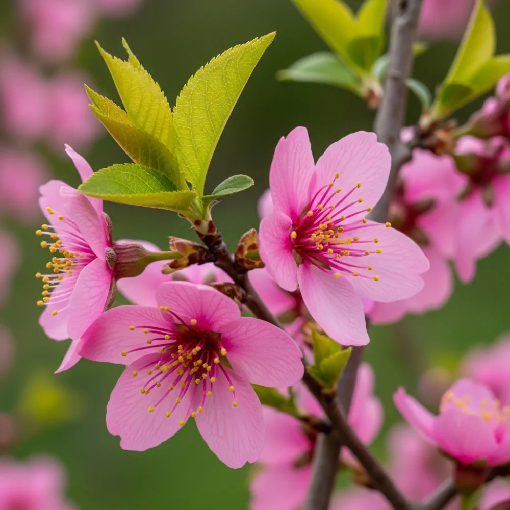 3ft Top Worked Dwarf Russian Almond Blossom Tree | Prunus tenella 'Firehill' | 9L Pot - Image 3