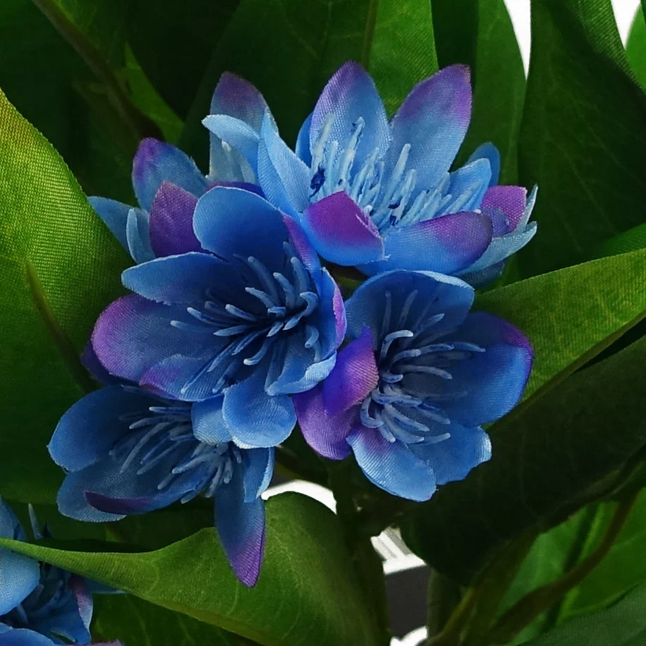 3x 18cm Artificial Freesia Plants Pink, White, Blue Flowering - Image 2