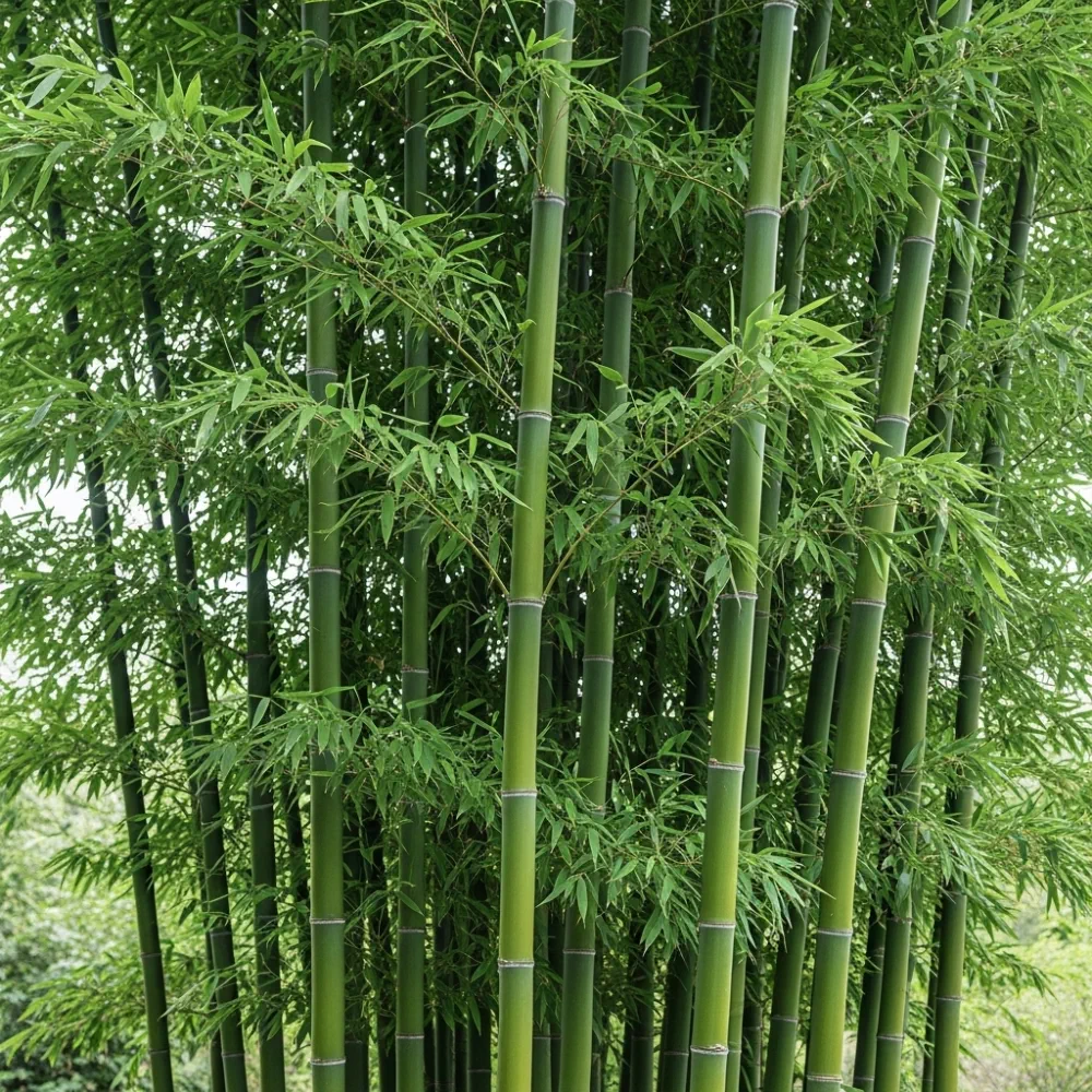 3x 4ft Green Bamboos | Phyllostachys bisettii | 2L Pots - Image 2