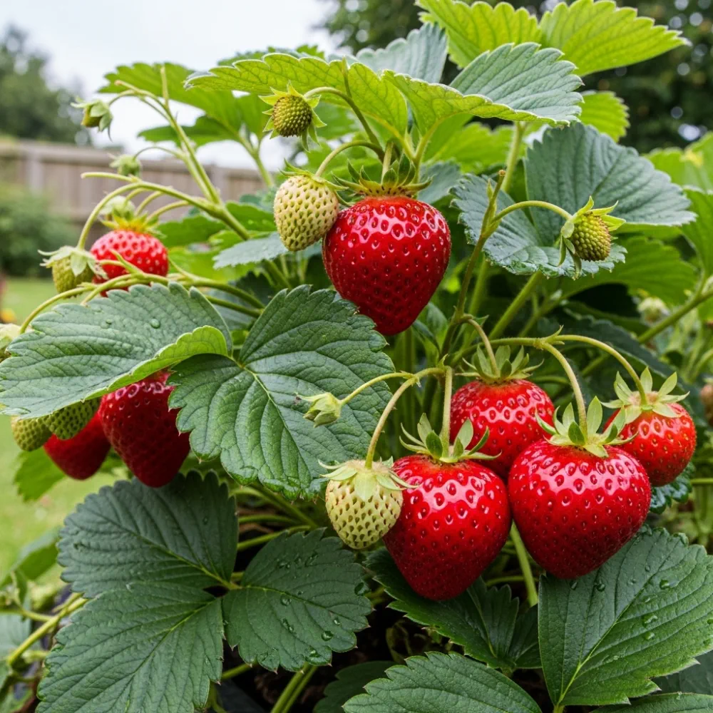 3x Elsanta Strawberry Plants | 9cm Pots - Image 2