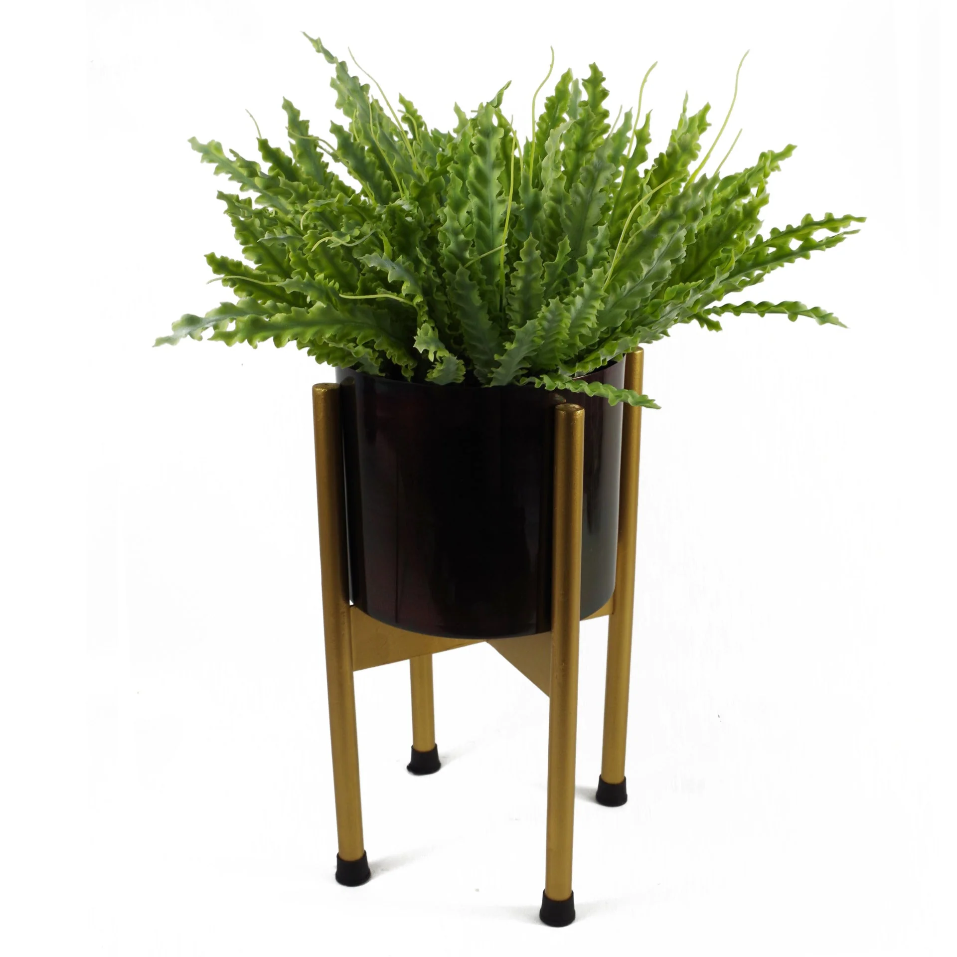 40cm Artificial Crocodile Fern Plant - Image 2