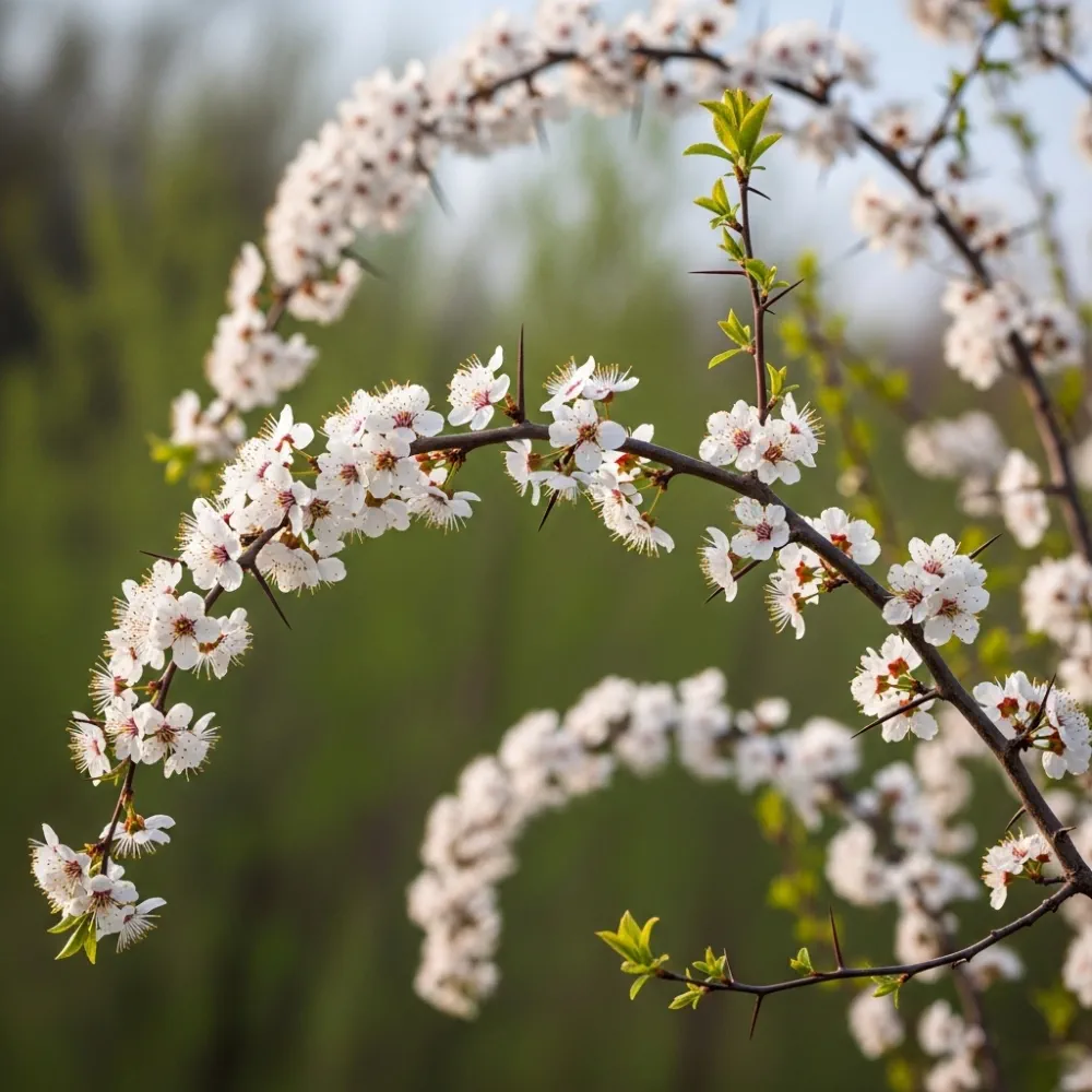 60cm Blackthorn Hedging | Prunus spinosa | Bare Root - Image 2
