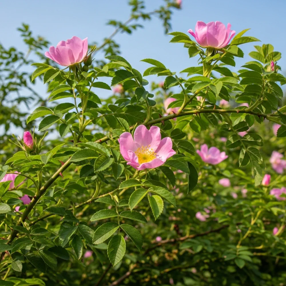 60cm Dog Rose Hedging | Rosa canina | Bare Root - Image 2