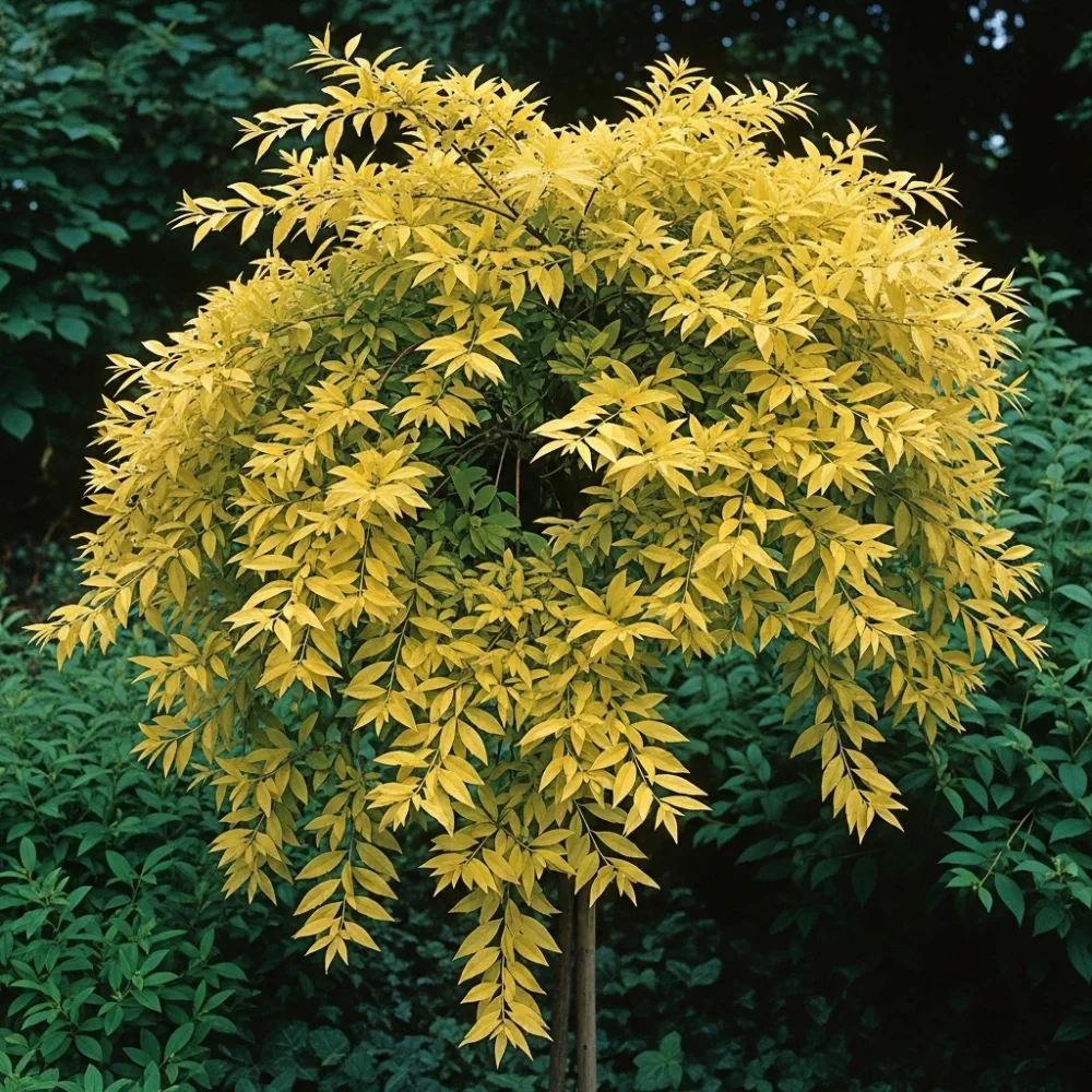 60cm Golden Privet Hedging | Ligustrum ovalifolium Aureum | Bare Root - Image 2
