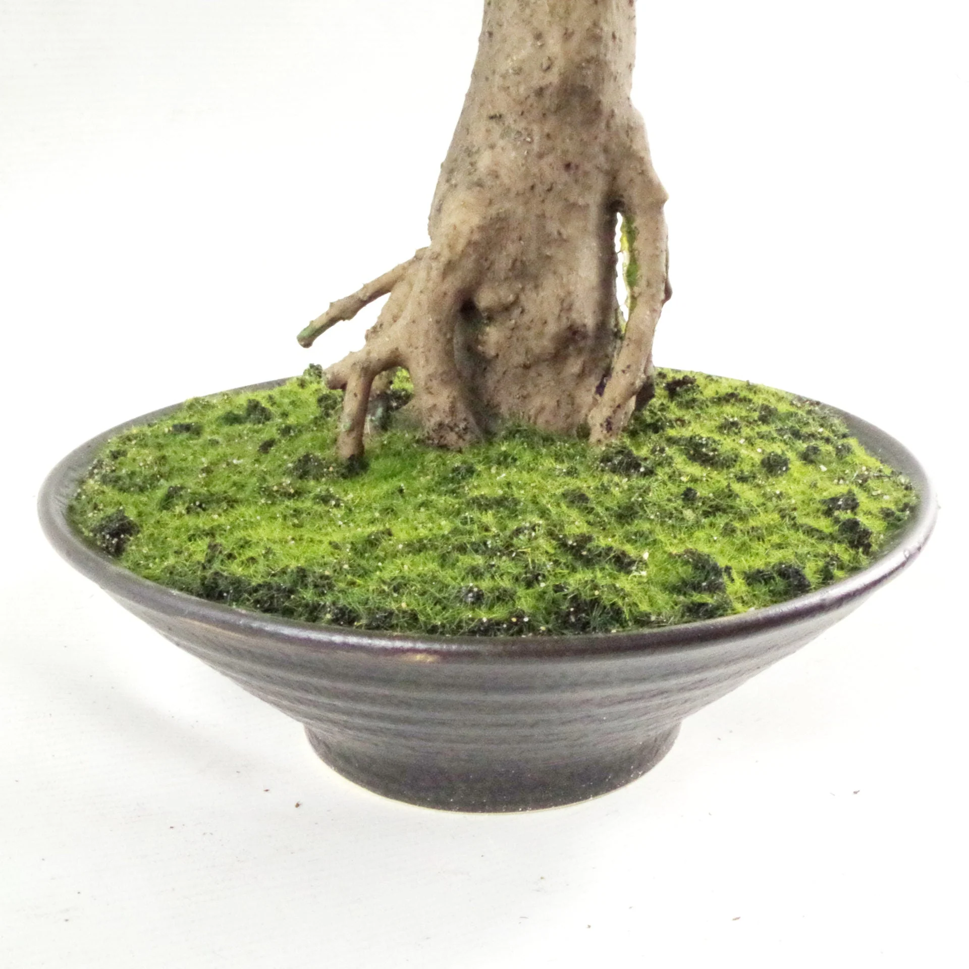 45cm Artificial Twisted Ficus Bonsai Tree - Image 4
