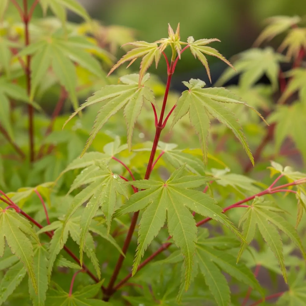 4ft Coral Bark Japanese Maple Tree | Acer palmatum 'Sangokaku' | 7.5L Pot - Image 2