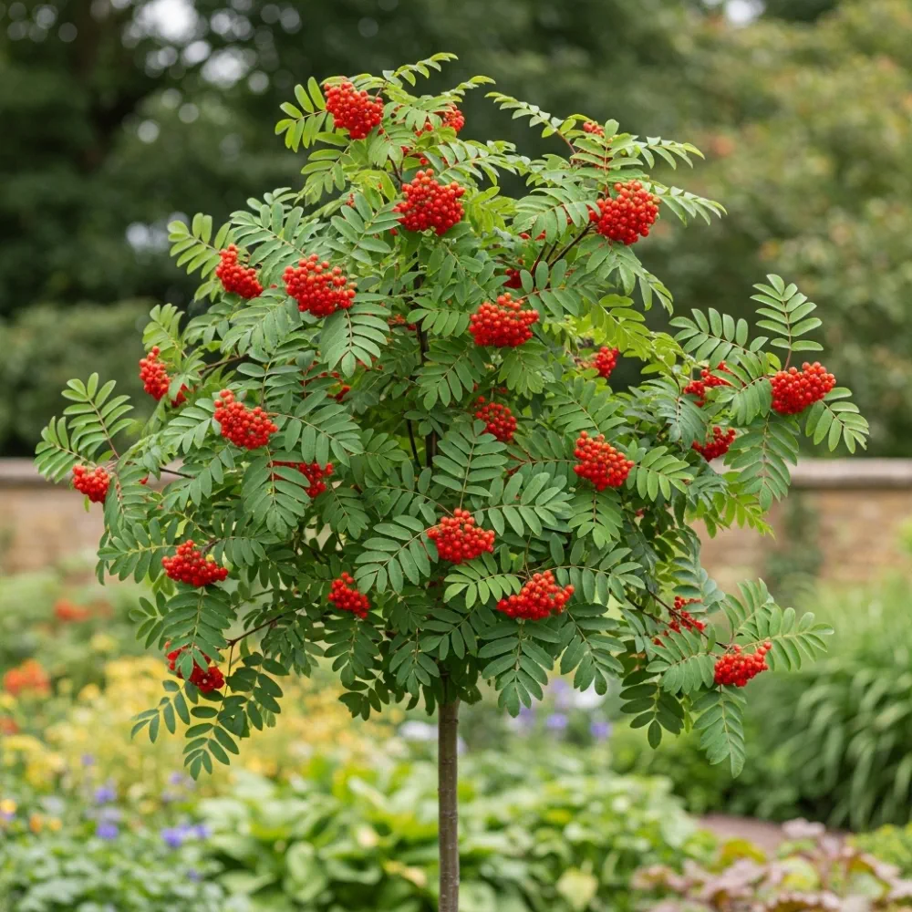 4ft Mountain Ash Rowan Tree | Sorbus aucuparia | Bare Root | 2 Years Old