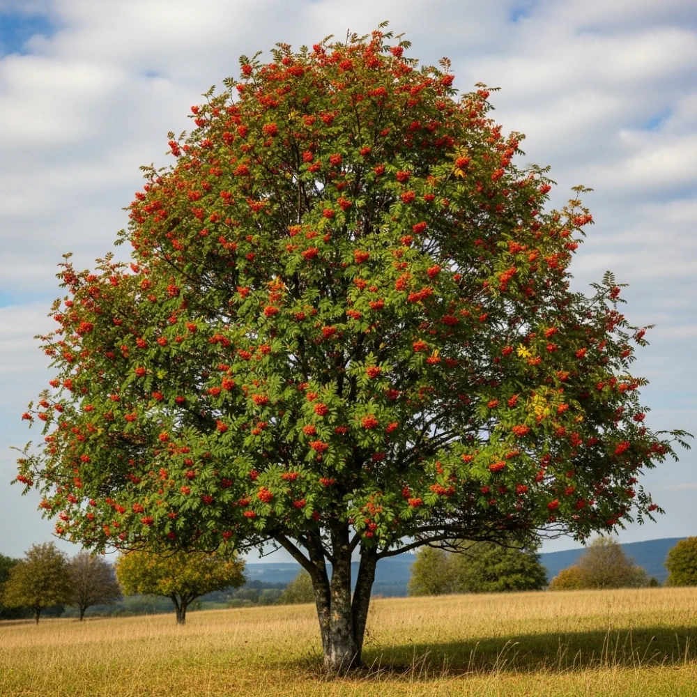 4ft Mountain Ash Rowan Tree | Sorbus aucuparia | Bare Root | 2 Years Old - Image 2