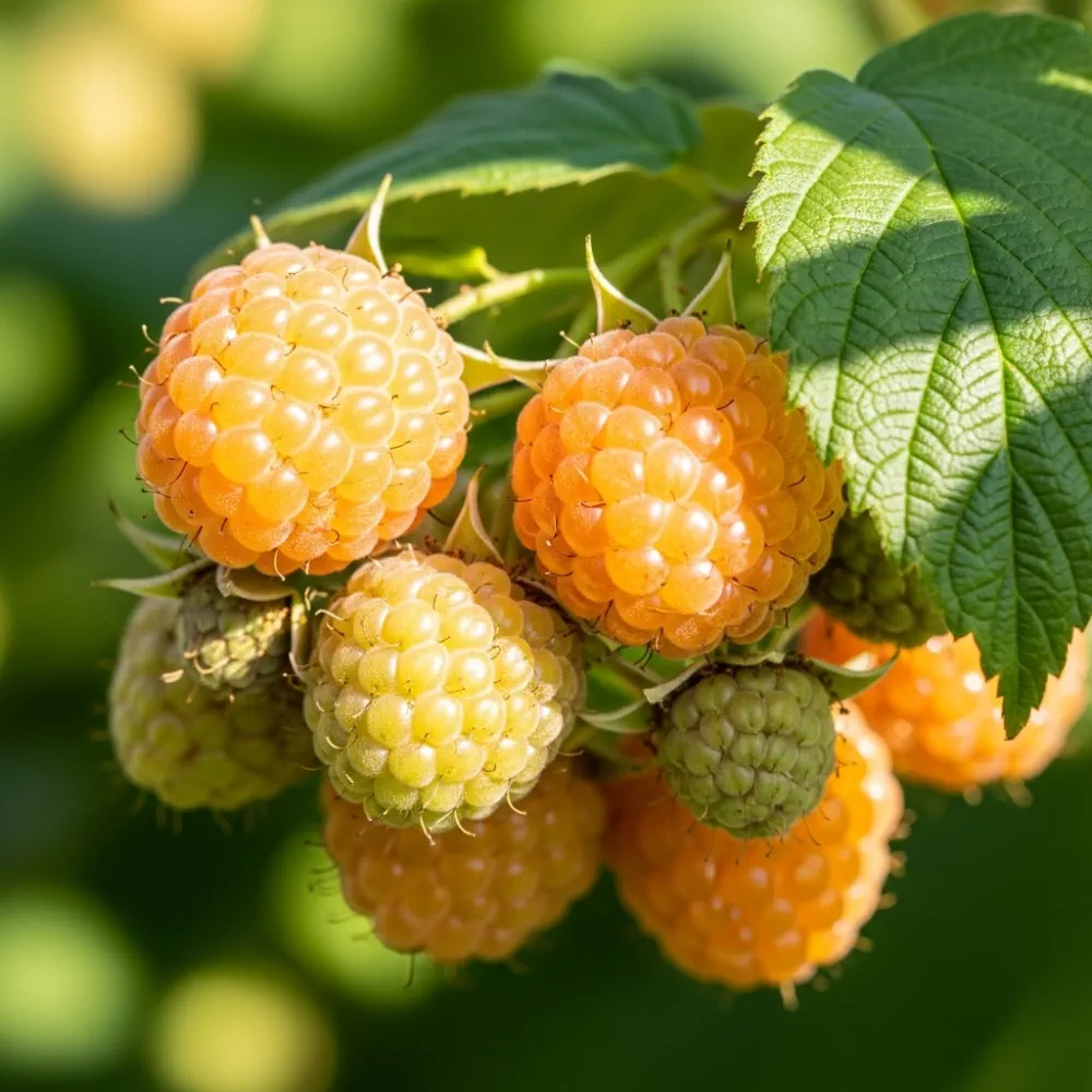 5 'All Gold' Raspberry Canes