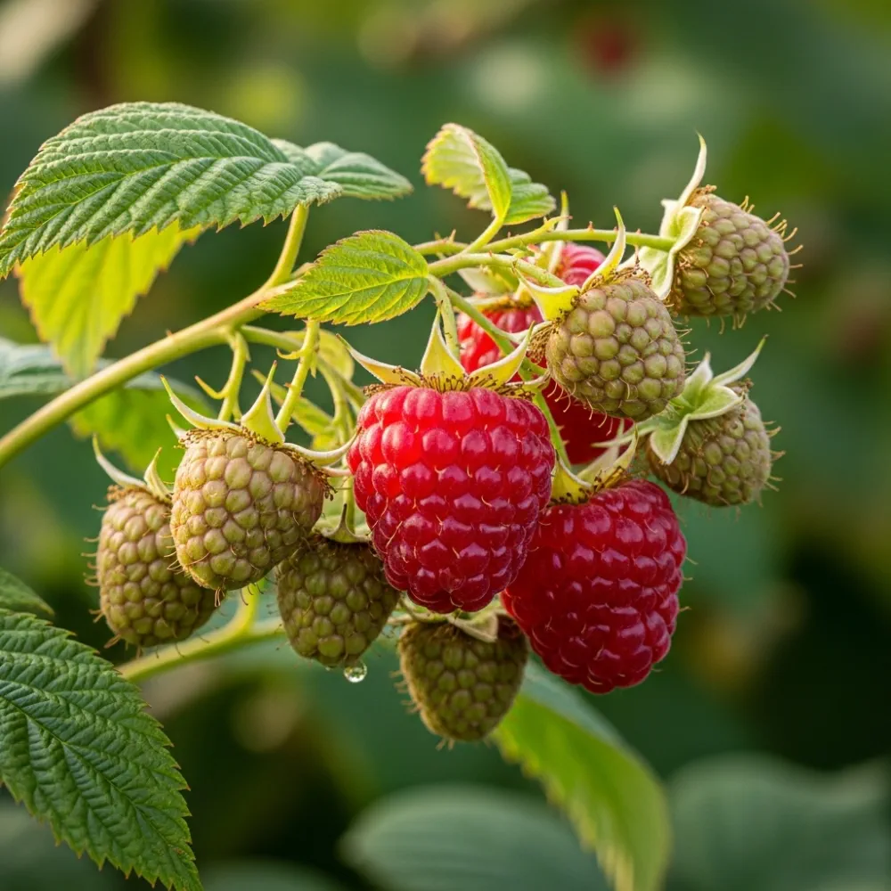5 Long Cane 'Glen Ample' Raspberry Plants