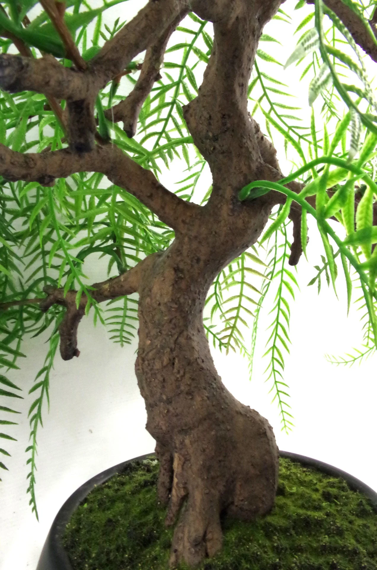 50cm Artificial Luxury Willow Bonsai Tree - Image 3