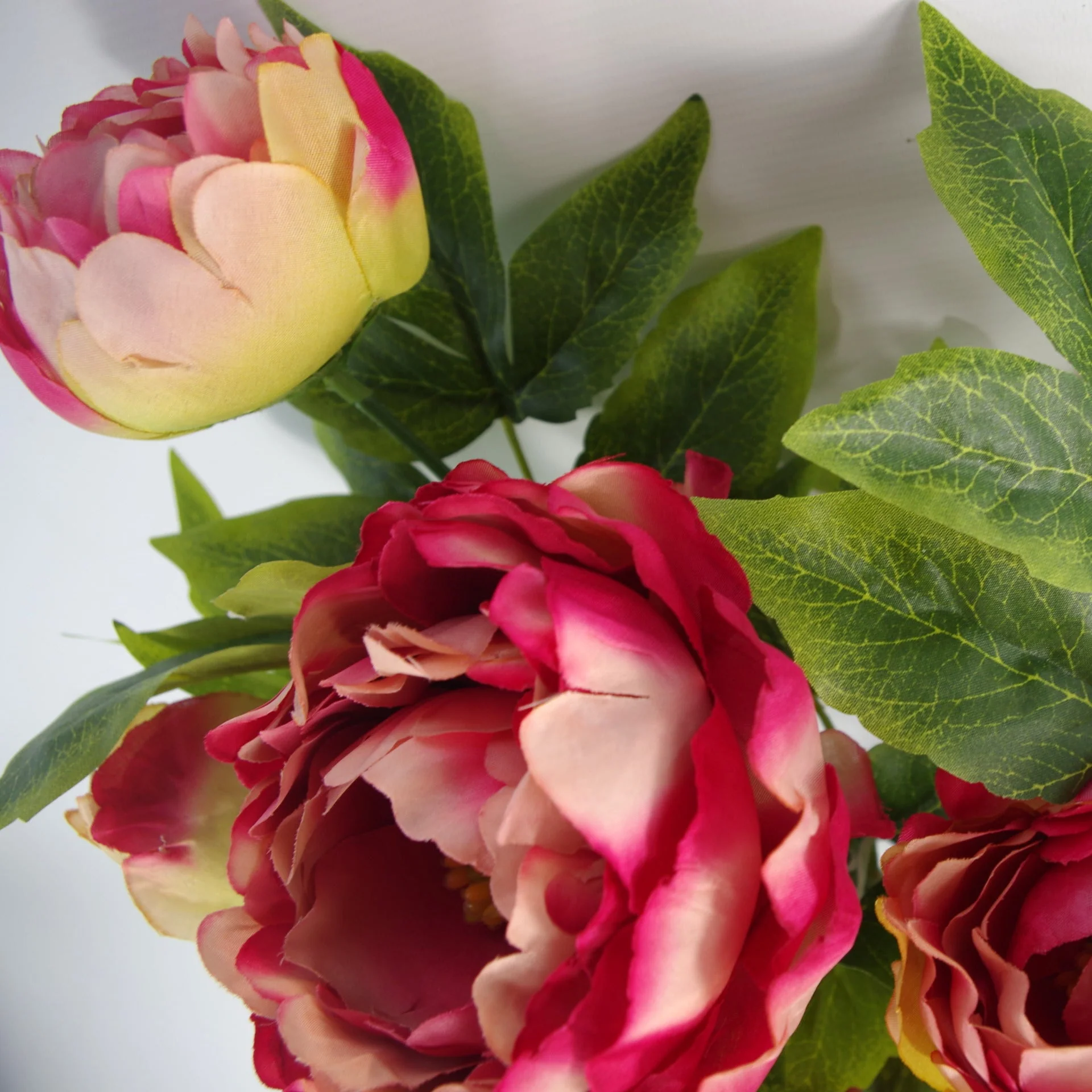 52cm Artificial Peony Plant Pink - Image 3