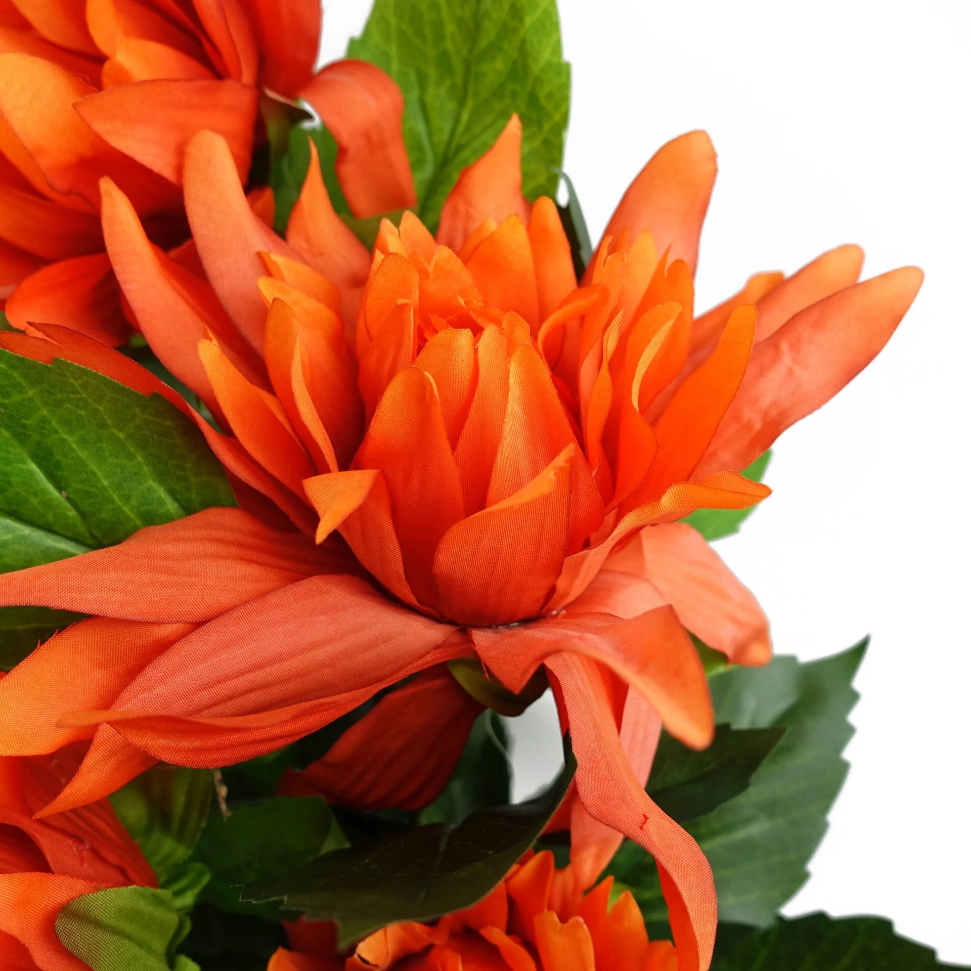 55cm Artificial Red Dahlia Pinnata - Image 3