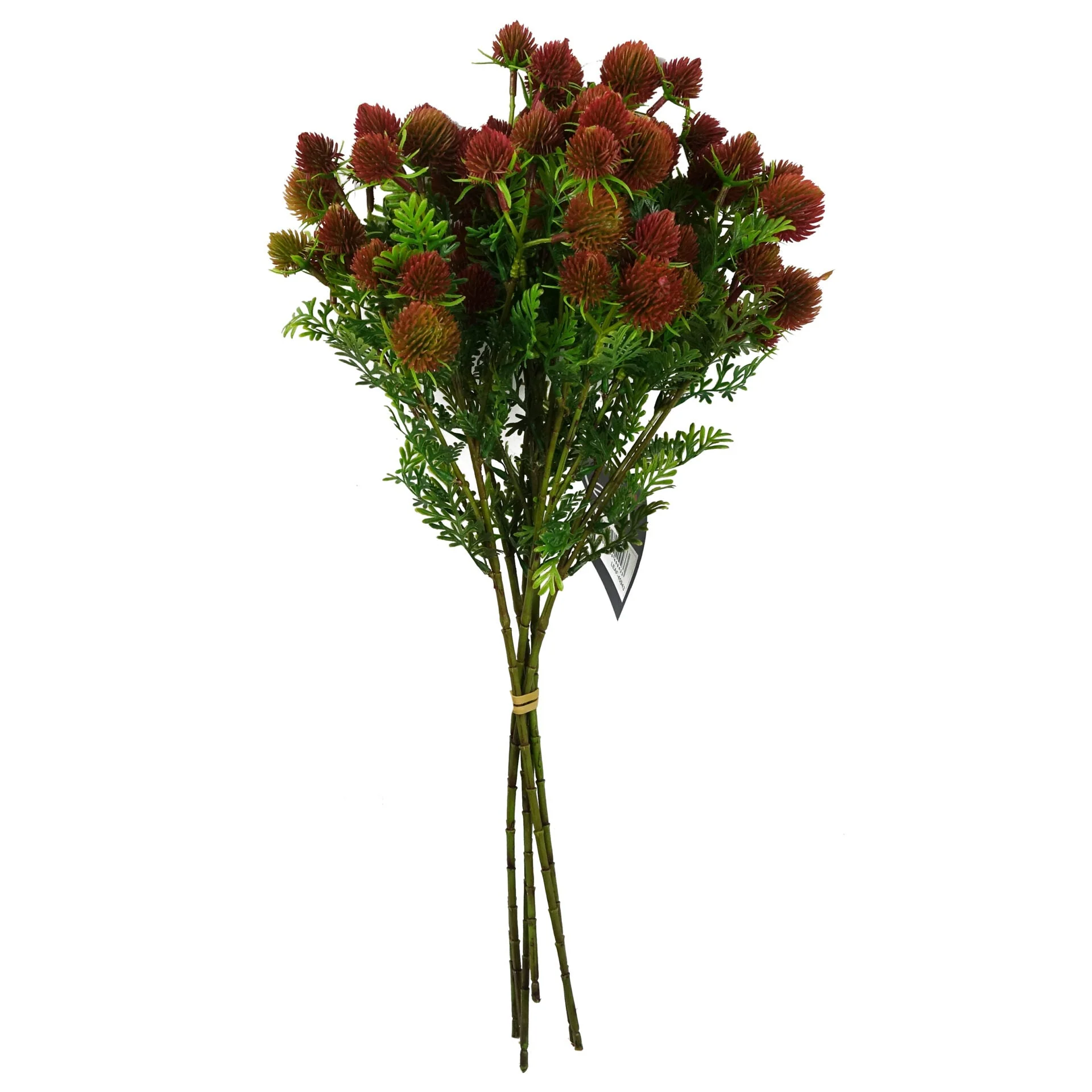55cm Craspedia Stem Red Artificial - Image 4