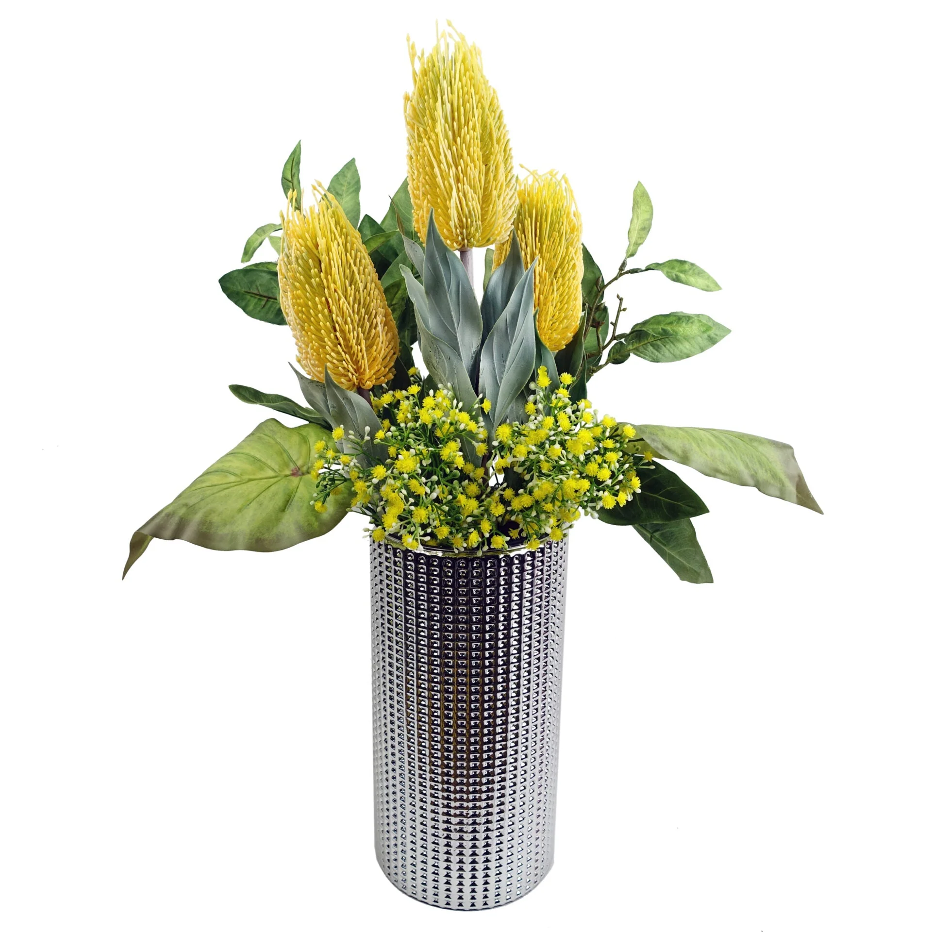 55cm Gypsophila Yellow Stem - Image 3