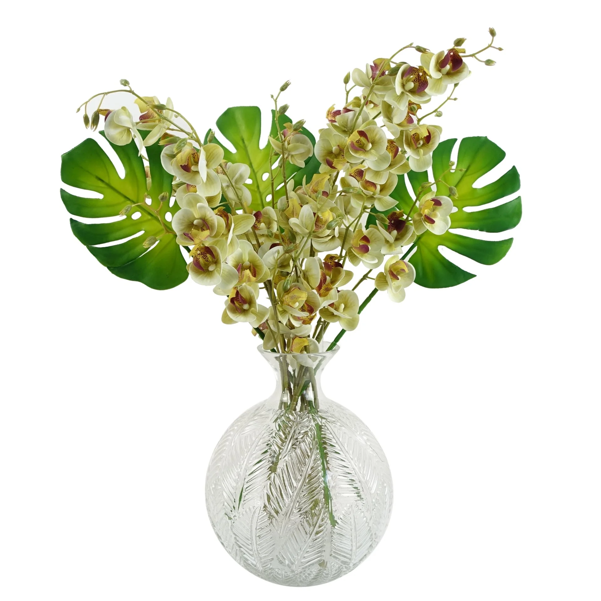 55cm Single Artificial Monstera Leaf - Image 4
