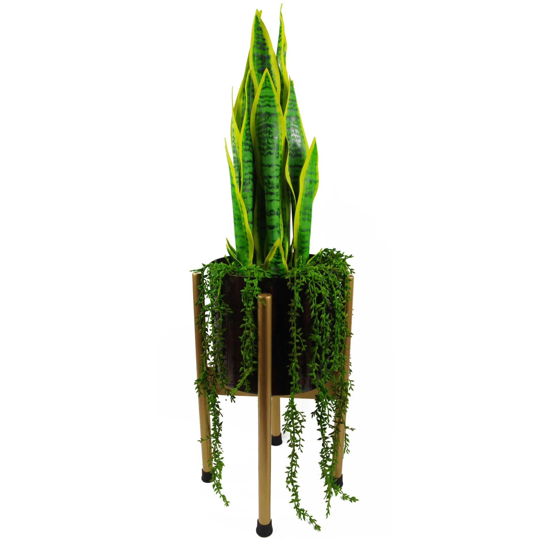 58cm Artificial Hanging Climbing Fig Plant Ficus Pumila - Image 4