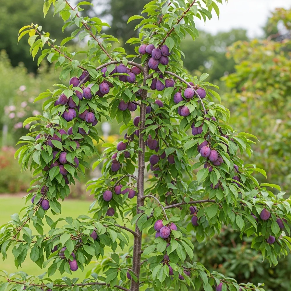5ft Cordon Merryweather Damson Tree | 9L Pot | 2 Years Old - Image 4