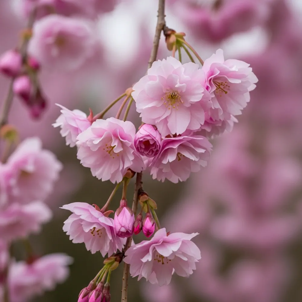 5ft Dwarf Weeping Yoshino Cherry | Prunus yedoensis 'Ivensii' | 2 Years Old | 7.5L Pot