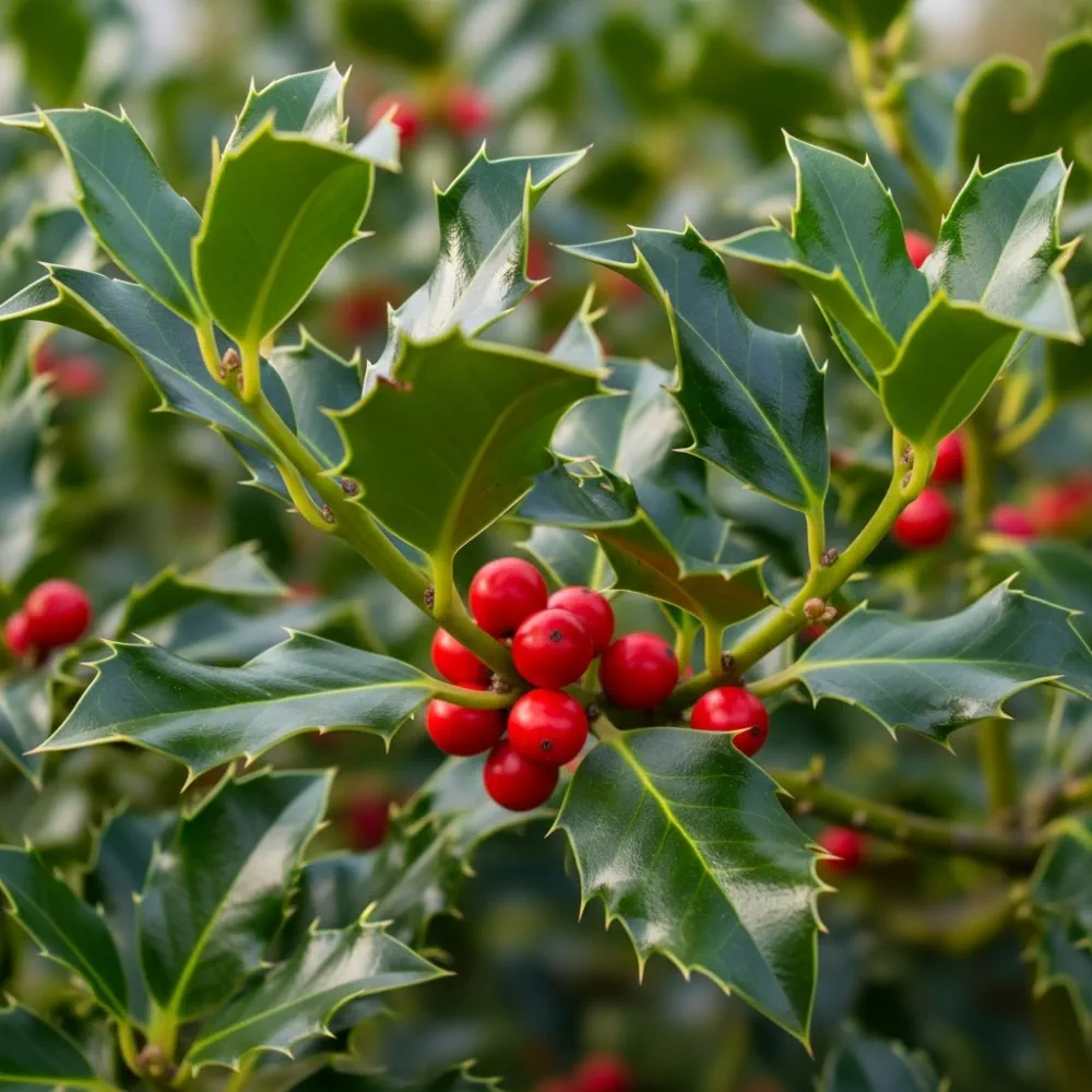 5ft English Holly Tree | Ilex aquifolium | 7.5L Pot - Image 3