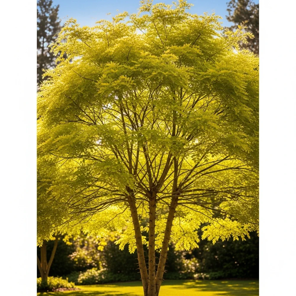 5ft Honeylocust Tree | Gleditsia triacanthos 'Sunburst' | 7.5L Pot | 2 Years Old
