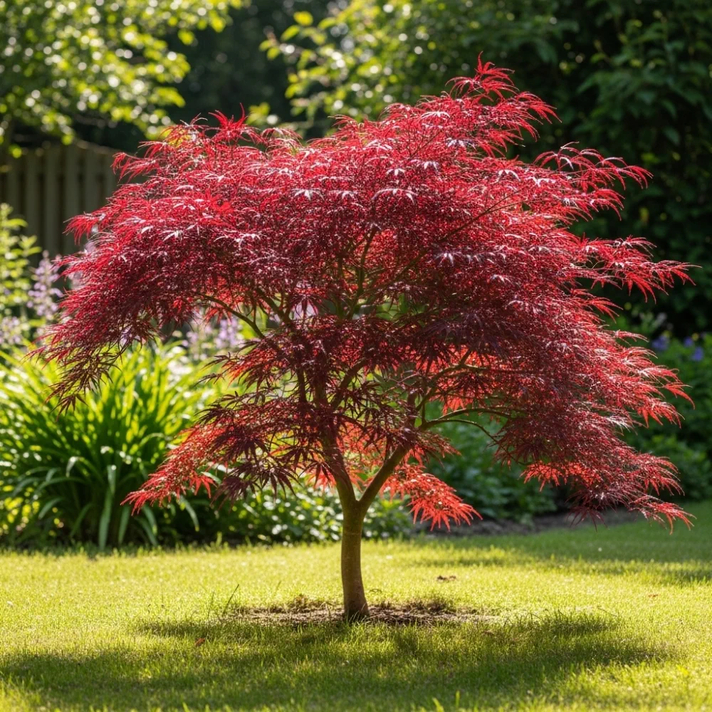 4ft Japanese Maple Tree | Acer palmatum 'Bloodgood' | 40L Pot - Image 2