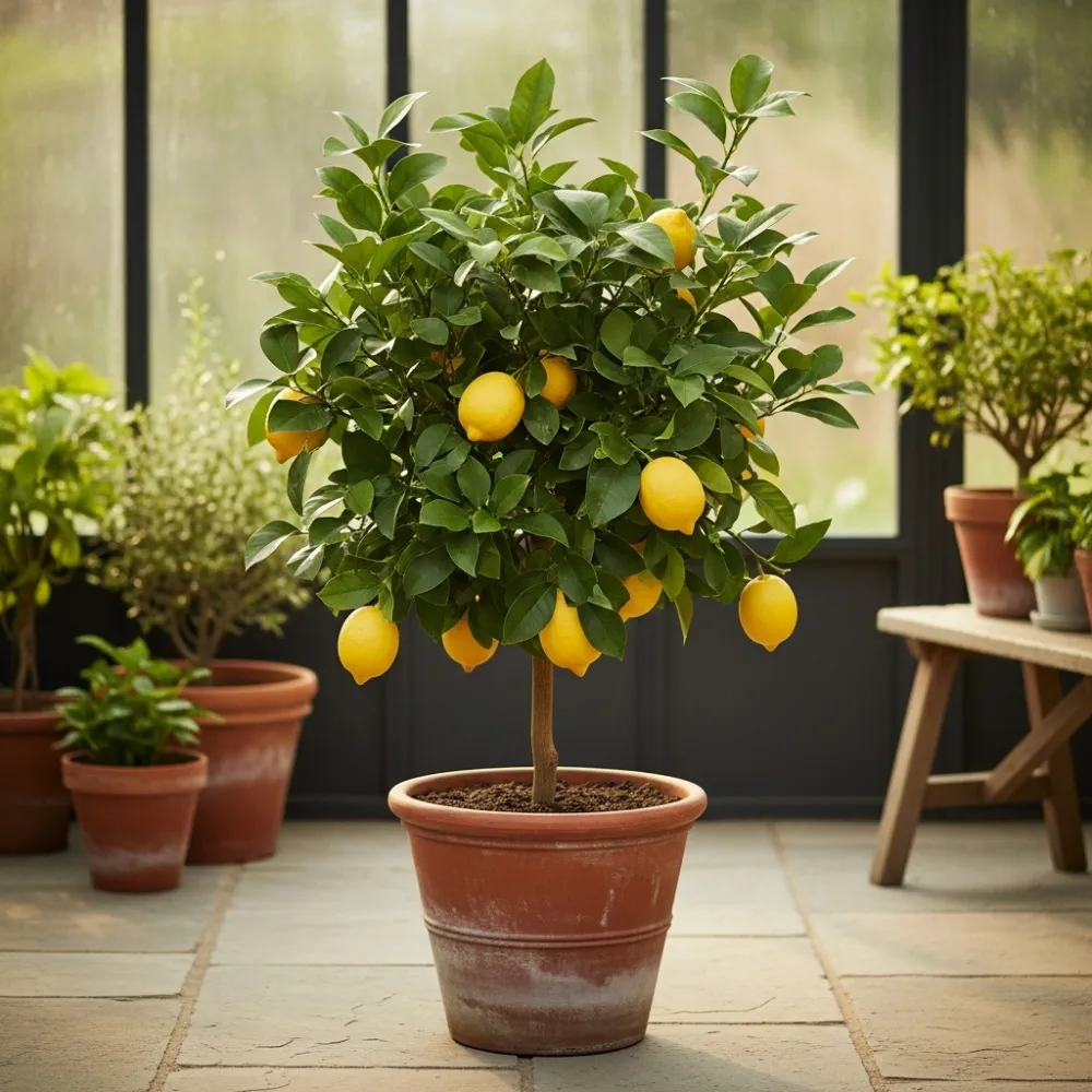 5ft Mature Patio Lemon Tree | 4 Seasons Lemon | Grafted Tree in a 15L Pot | 3 Sizes