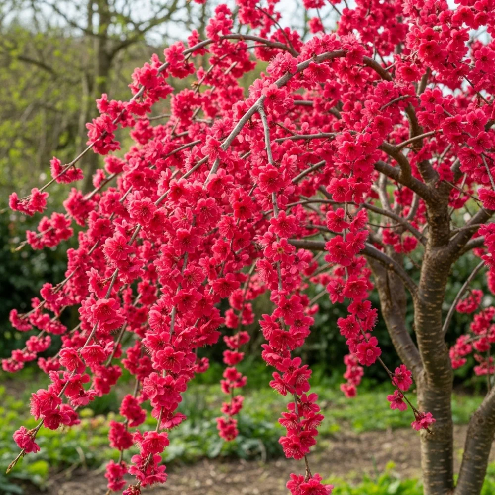 5ft Peach Tree | Prunus 'Taoflora Red' | 7.5L Pot