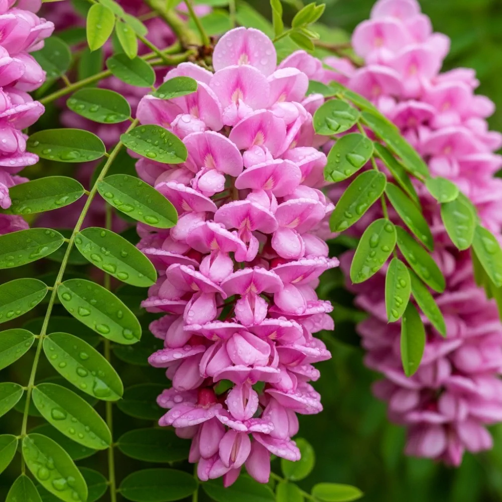 5ft 'Pink Cascade' False Acacia Tree | Robinia pseudoacacia | 5L Pot  | 2 Years Old - Image 2