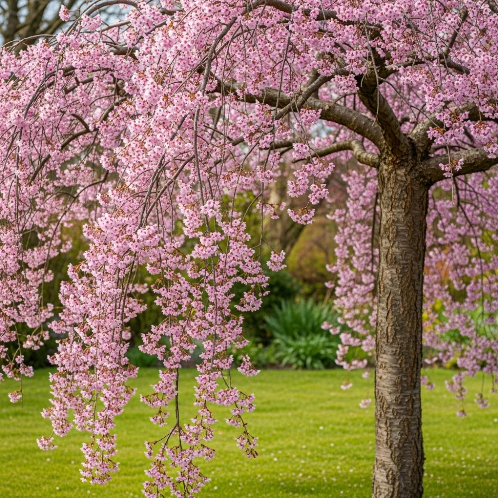 5ft Pink Weeping Winter Flowering Cherry Tree | Prunus subhirtella 'Pendula Rosea' | Bare Root | 2 Years Old - Image 3