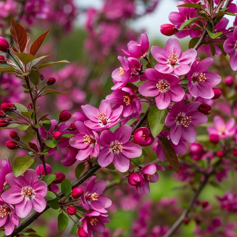 5ft 'Profusion Improved' Crabapple Tree | Malus moerlandsii | 7.5L Pot | 2 Years Old