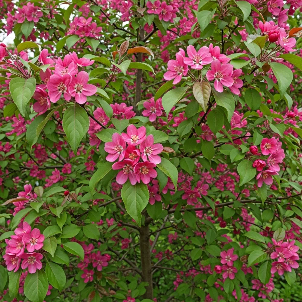 5ft 'Profusion Improved' Crabapple Tree | Malus moerlandsii | 7.5L Pot | 2 Years Old - Image 2