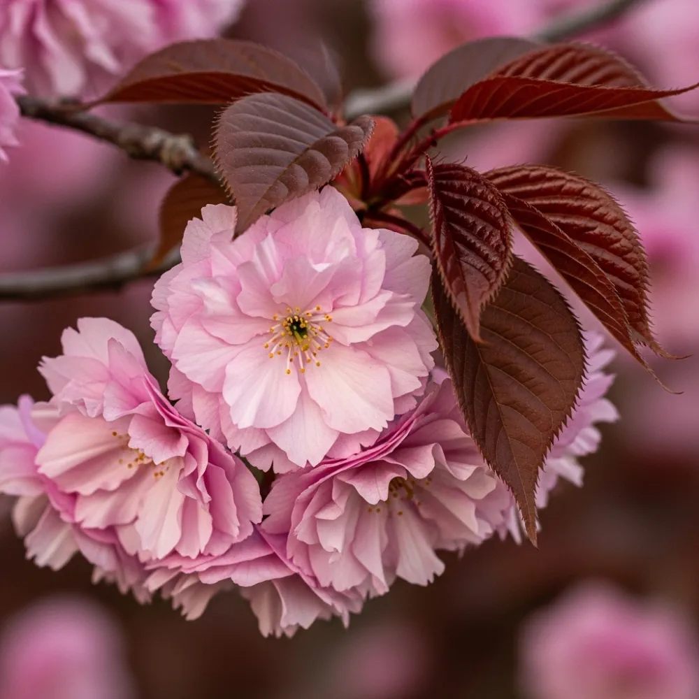 5ft Purple Leaf Cherry Blossom Tree | Prunus serrulata 'Royal Burgundy' | Bare Root | 2 Years Old - Image 4