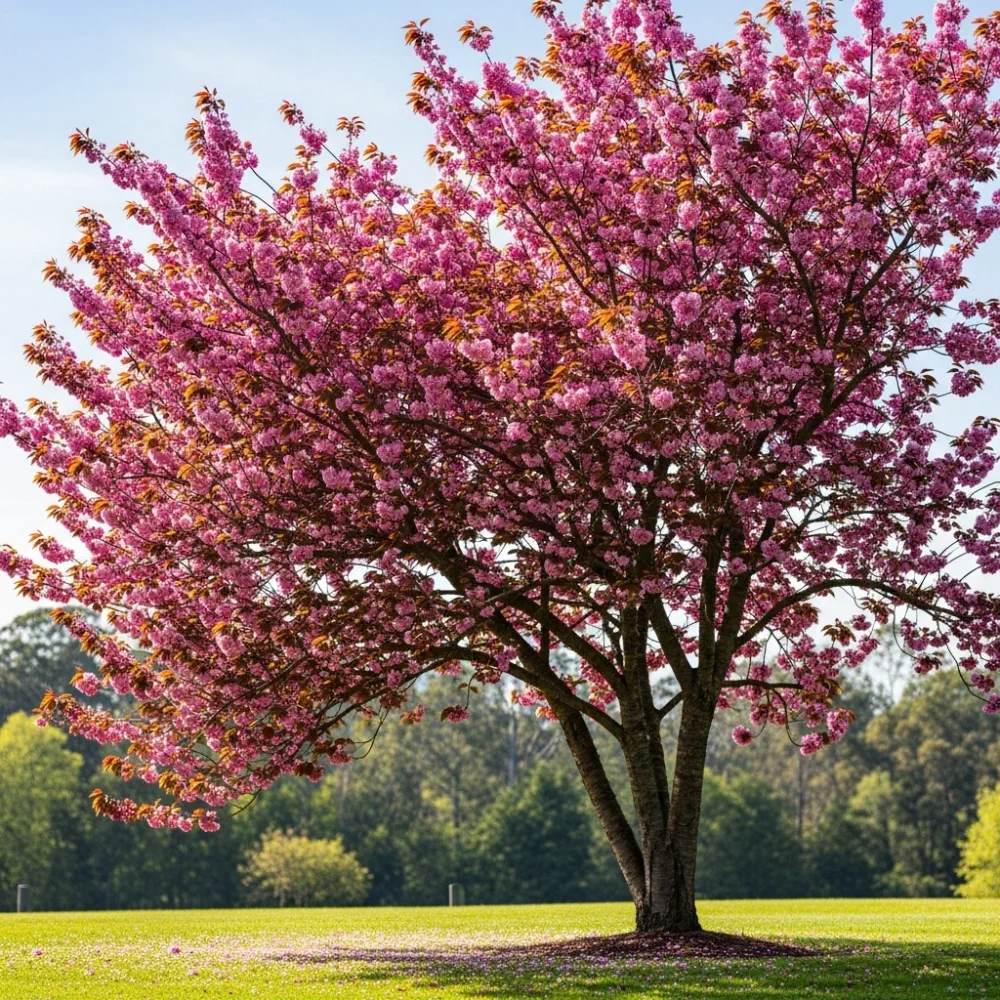 5ft Purple Leaf Cherry Blossom Tree | Prunus serrulata 'Royal Burgundy' | Bare Root | 2 Years Old - Image 6
