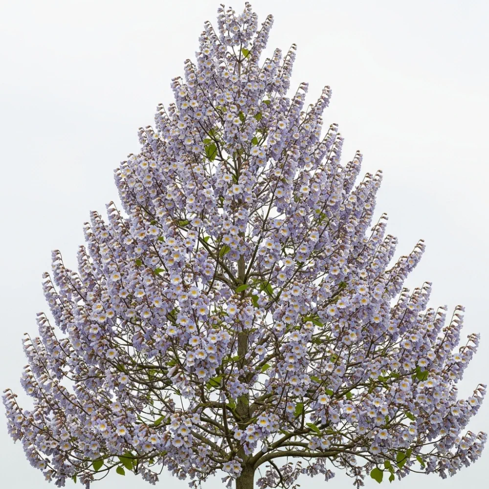 5ft Pyramidal Foxglove Tree | Paulownia tomentosa 'Fast Blue' | 4.5L Pot | 2 Years Old