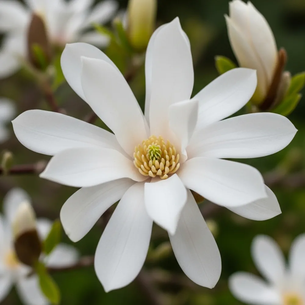 5ft Star Magnolia Tree | Magnolia Stellata 'Water Lily' | 15L Pot - Image 2