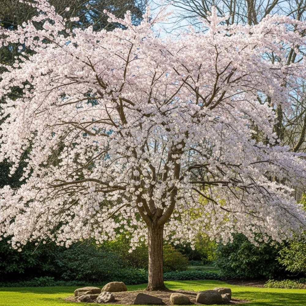 5ft 'The Bride' Cherry Blossom Tree | Prunus incisa | 7.5L Pot | 2 Years Old